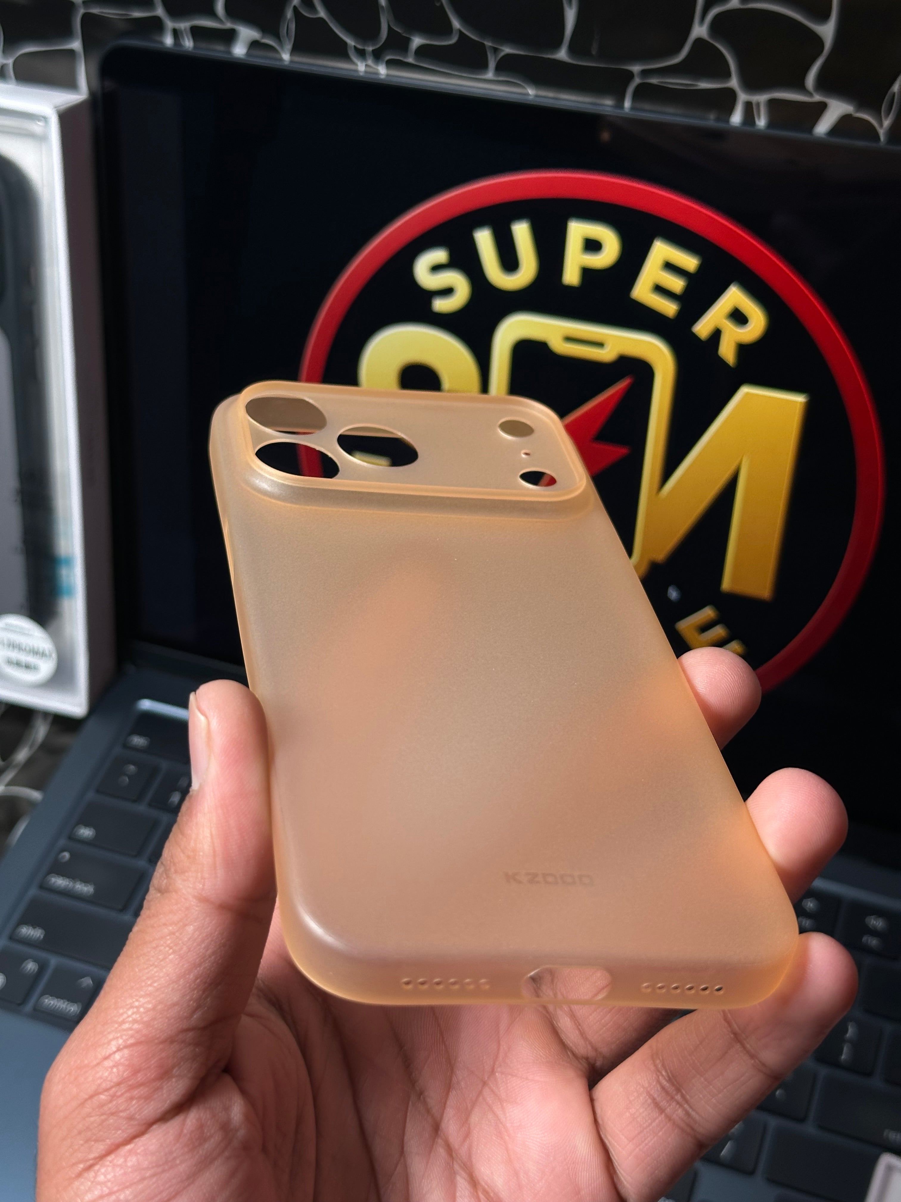 17ProMax KZDOO AirSkin Case Orange