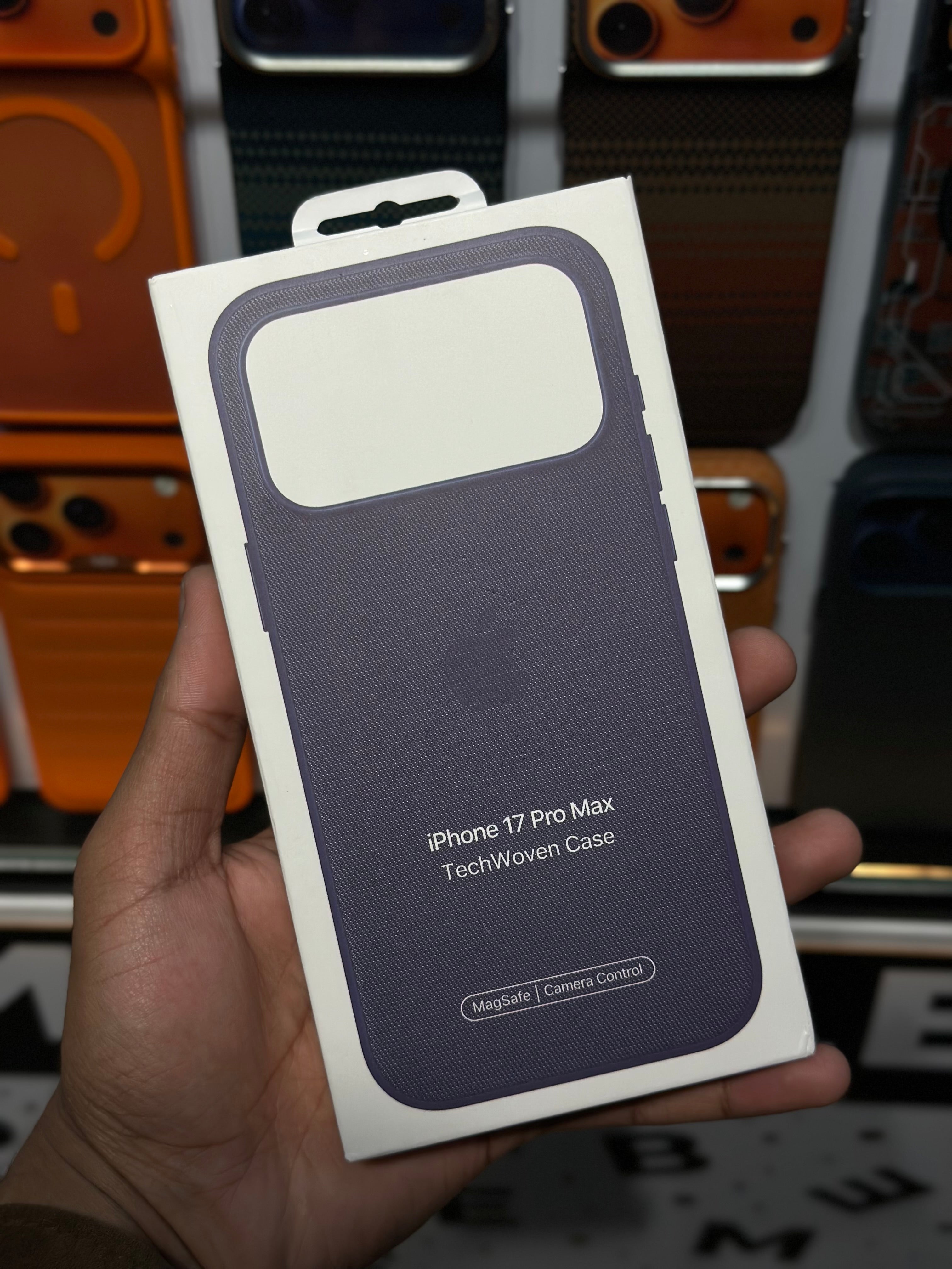 iPhone 17 Pro Max TechWoven Case With Magsafe - Blue/Sienna