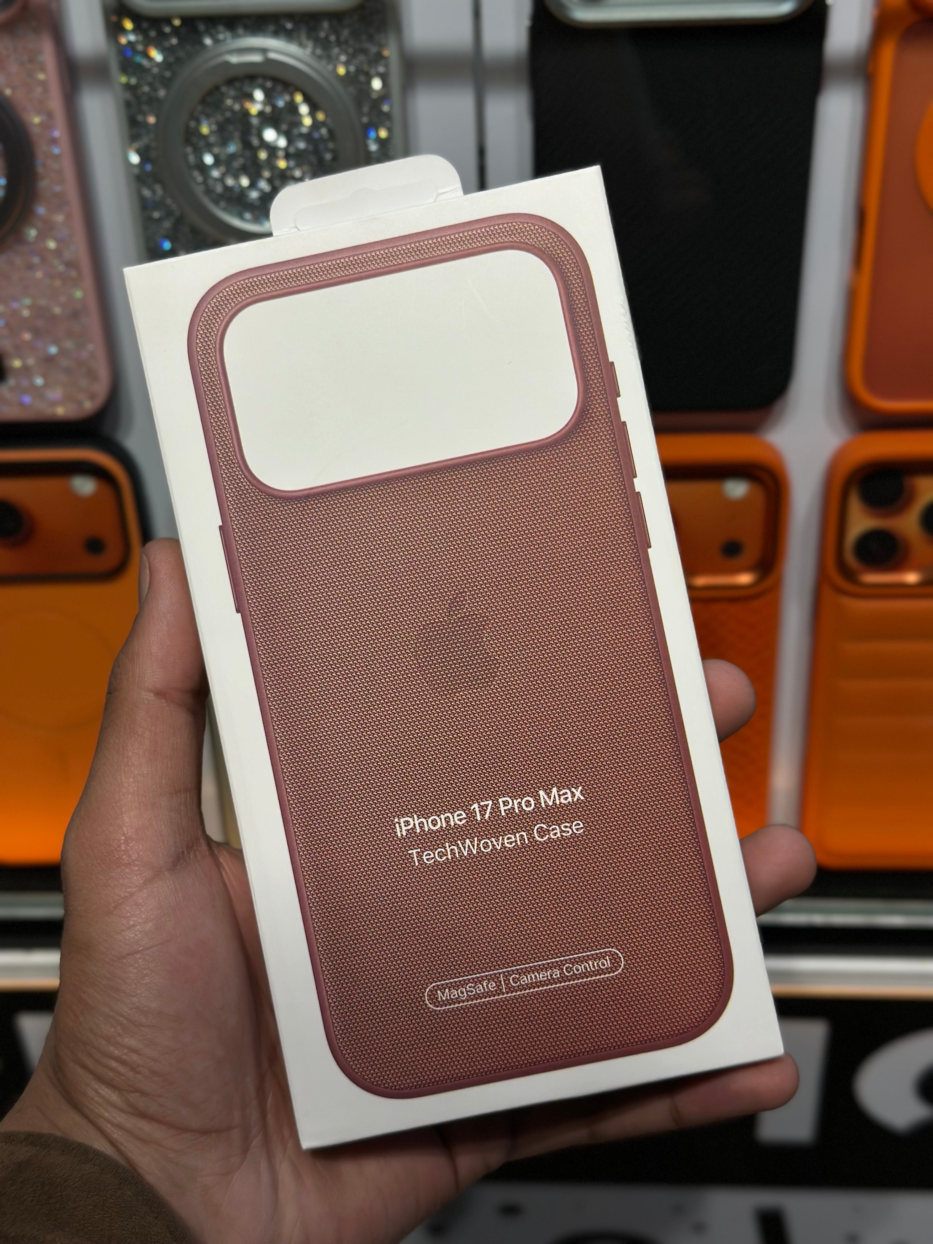 iPhone 17 Pro Max TechWoven Case With Magsafe - Blue/Sienna